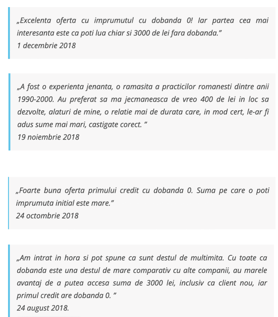 hora credit pareri